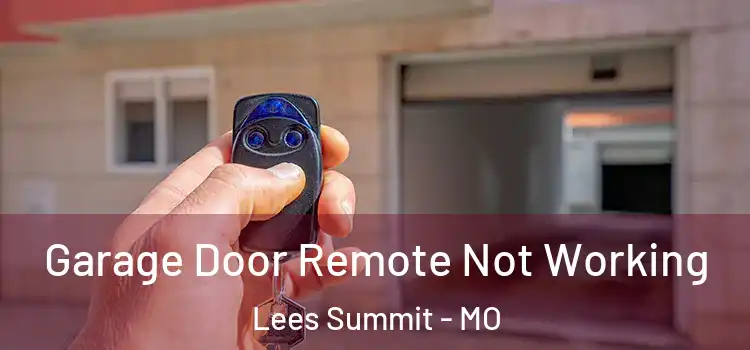  Garage Door Remote Not Working Lees Summit - MO